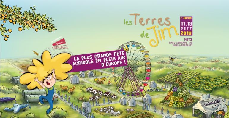 Affiche terre jim metz 11 au 13 septembre 2015