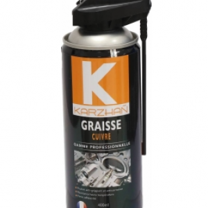 Graisse au cuivre avec tête 2 jets - aérosol 400ml