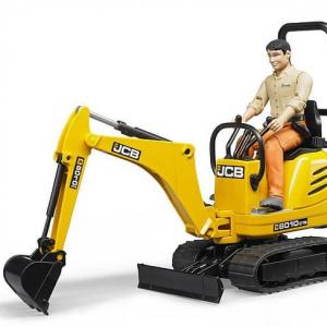 Mini-pelle JCB 8010 CTS + figurine BRUDER 60062002