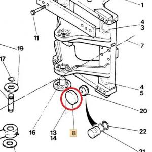 Frein de pelle déportable CASD71729